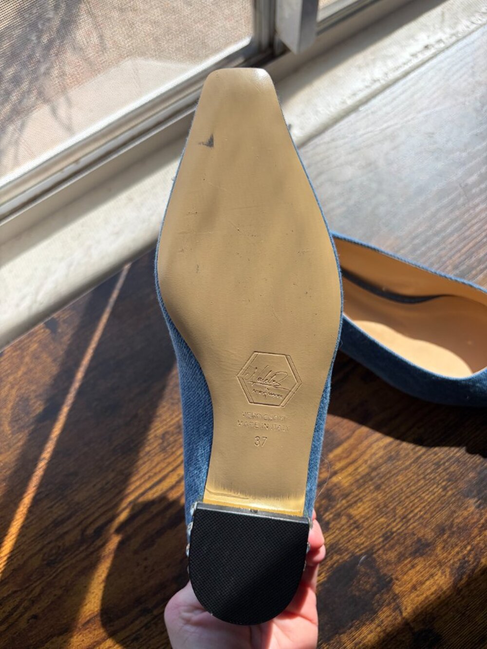 BRAND NEW Nalebe Denim Ballet Flat - Picture 3 of 6